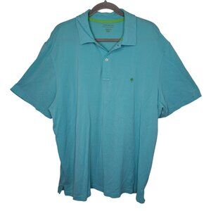 Lilly Pulitzer Blue Atlantique Polo Short Sleeves Size XXL